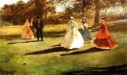 Winslow Homer Croquet Players china oil painting reproduction